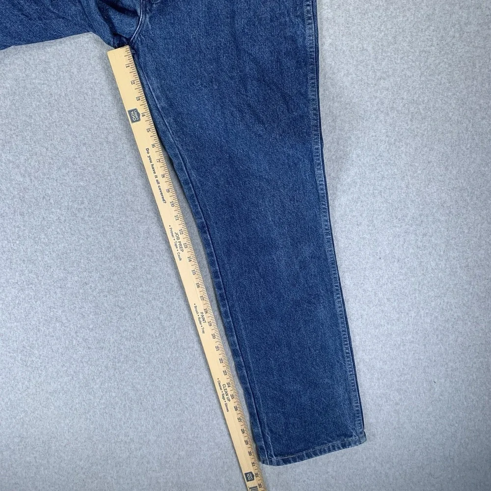 Vintage Rustler Jeans Men 36x32 Made in USA Medium Wash Regular Fit 100% Cotton